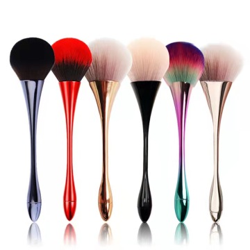 Private Label Luxus veganer Make -up -Bürsten mit hoher Glanzbeschichtung