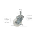 Fadenstamm Nylon Caster Bremsräder