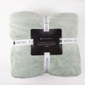 Omkeerbare microplush aangepaste flanel fleece gooi dekens