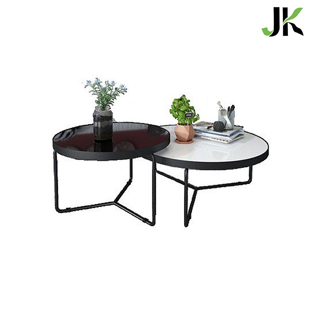 Round Double-Tier Coffee Table