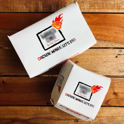 Degradable Burger and fries takeaway packaging: Customizable eco-friendly burger boxes for food