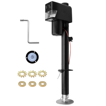 D51111 Electric A-Frame Trailer Jack - 3500lbs Heavy Duty RV Power Tongue Jack with Accessories