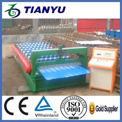 Punching machine singles roofing machine