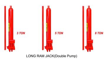 3T ,5T, 8T Double Pump Long RAM Jack
