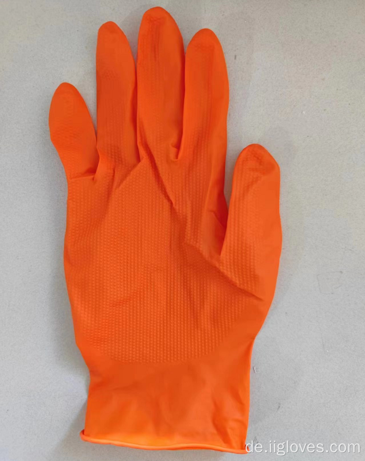 Reine Diamantmuster wasserdicht bequem orange Handschuhe