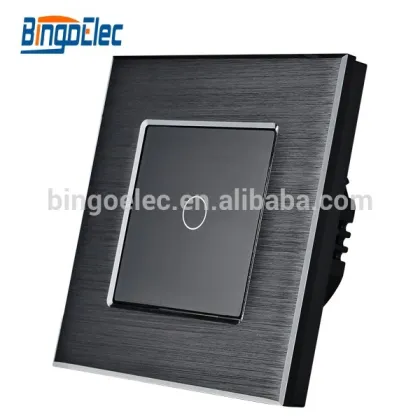 EU/UK type smart home switch,1gang 1way touch light sensor switch