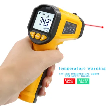 HYTAIS Infrared Thermometer -50~600℃ Non-Contact Laser Temperature Meter