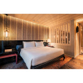 Proyecto de muebles de hotel de chapa de madera moderno