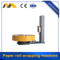 Round roll reel type wrapping machine with stretch film