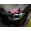 Ultra Matte Black to Purple Descoloration in Water Car Film