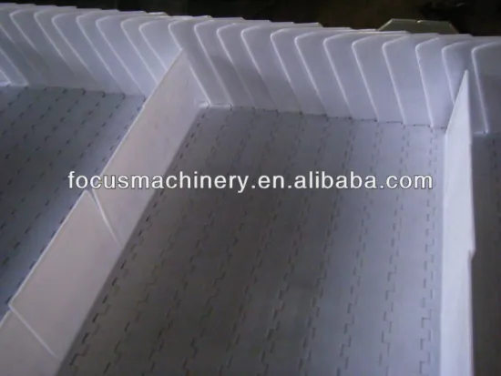 White Rubber Sidewall Conveyor Belt