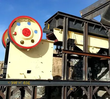 Terex Pegson PE 400 600 Jaw Crusher for Stone Crushing
