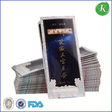 Green Green Stevia tea leaves packaging bag with ziplock/100% healthy food packaging bag with window/Stand up cafe tea bag