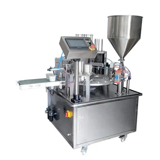 Automatic Plastic Cup Filling And Sealing Machine for Hummus
