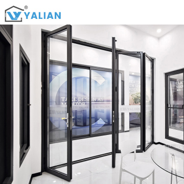 High Quality Aluminum Door Double Glass Floding Door