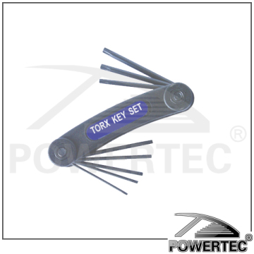 POWERTEC 4-10mm torx hex key wrench set