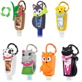 Hand Sanitizer Bottle With Hanging Silicone Holder Keychain