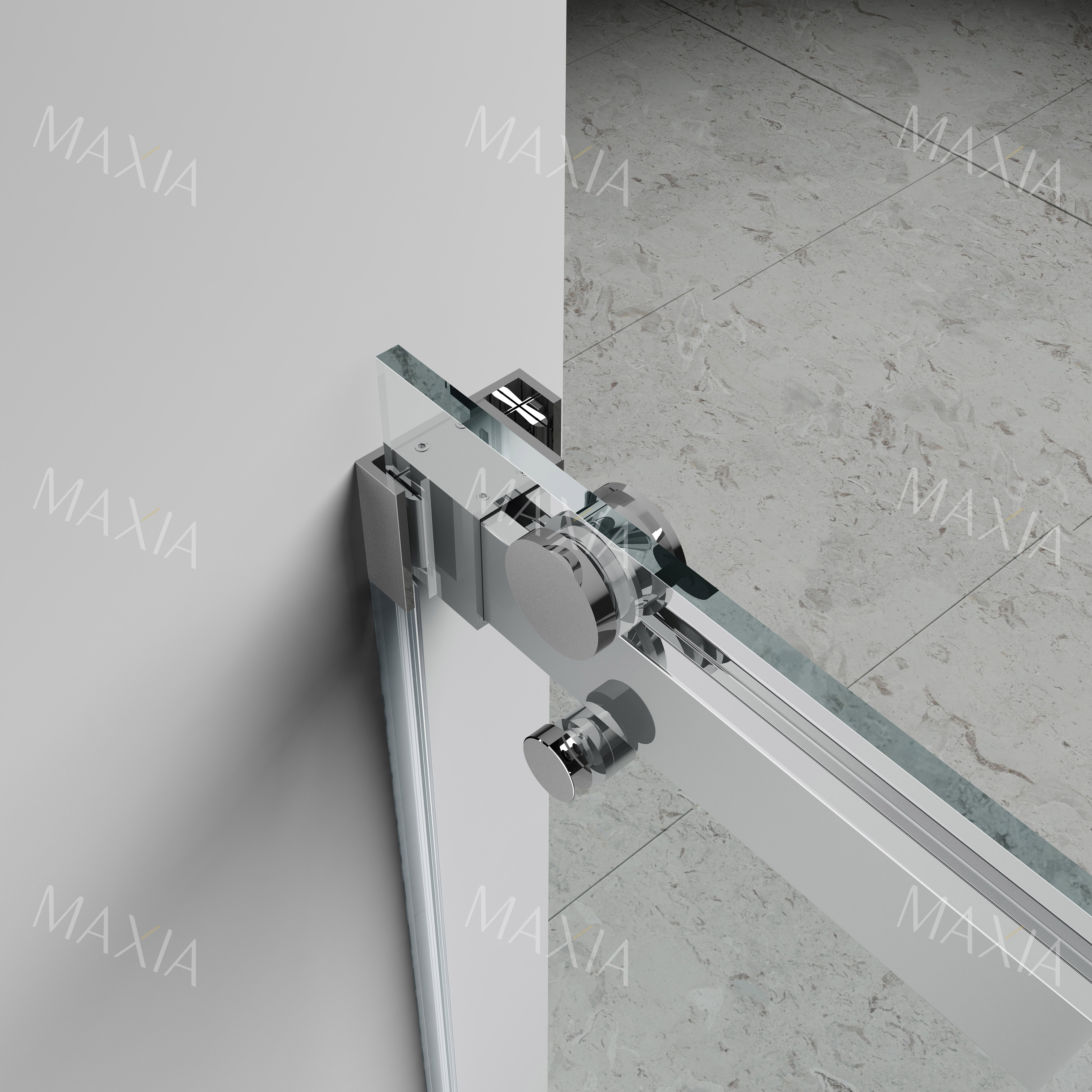 Золотая двойная подвижная душевая комната