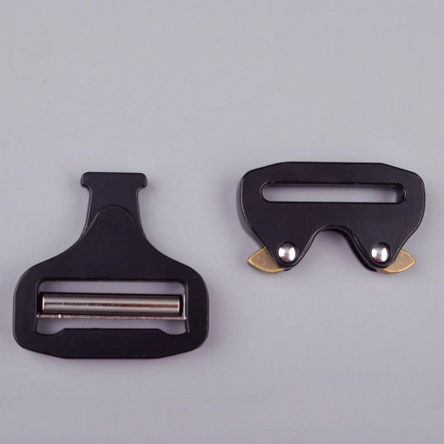 1-1/2 Inch Metal COBRA Buckle Gloss Black