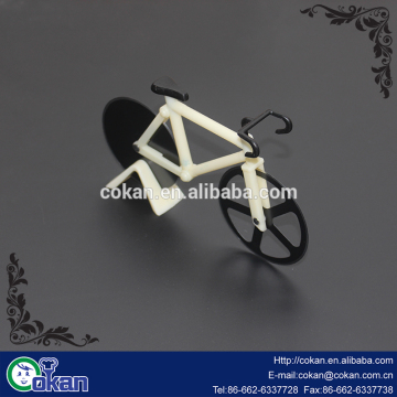 CK-KT662 Bicycle Shape Strainless steel pizza cutter with non stick and ABS