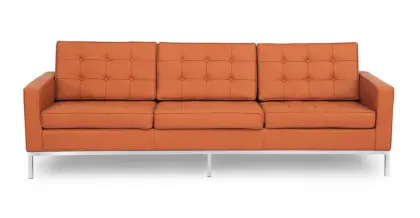 Florence mid century modern three seaters sofa