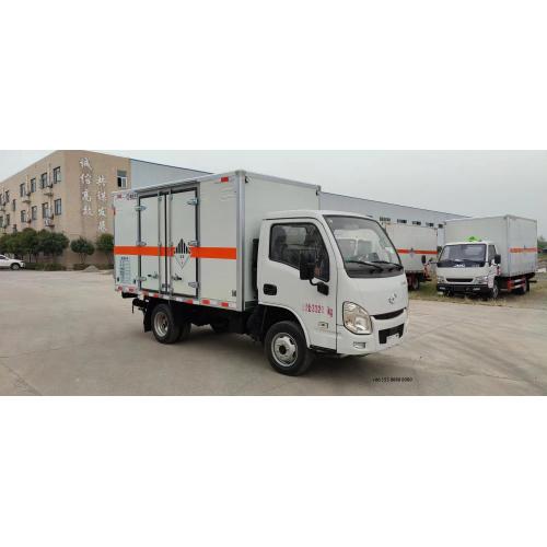 Yuejin 4x2 xi lanh nguy hiểm xe vận chuyển xe