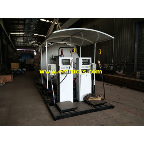 10000 Liters Mobile Cooking Gas Skid Stations