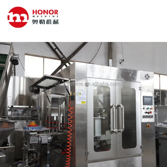 Honor Machine Automatic High-Speed Water Juice Bottle OPP Hot Melt Glue Labeling Machine