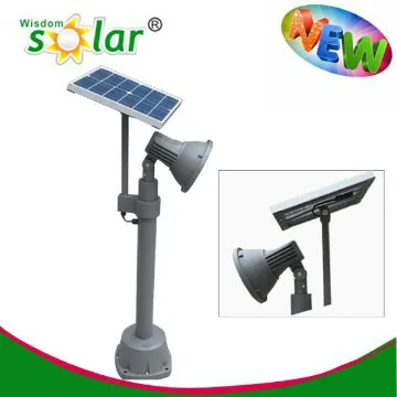 Multi coloured solar outdoor lighting for garden