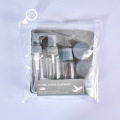 Ensemble de kit de bouteille de voyage en avion en plastique portable vide