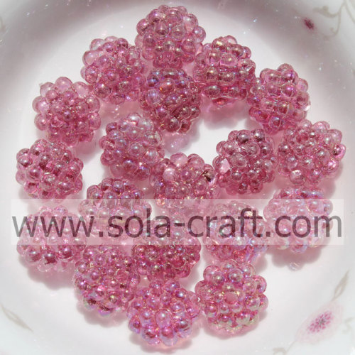 Großhandel transparente Acryl Strass Beeren Perlen mit Loch