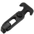 Cabinet Black Rubber Base Handle&Buckle Toggles
