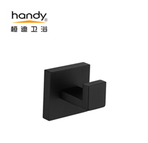 Black towel hook