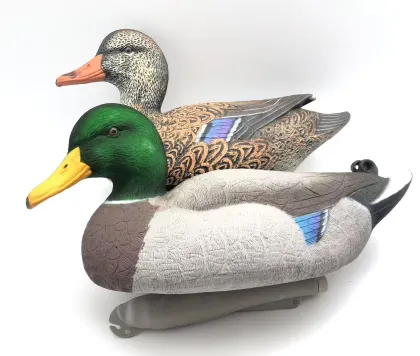 Duck Decoys Mallard Duck Hunting Decoys Realistic Plastic Outdoor Garden Decoration Floating Waterfowl Portable Duck Model