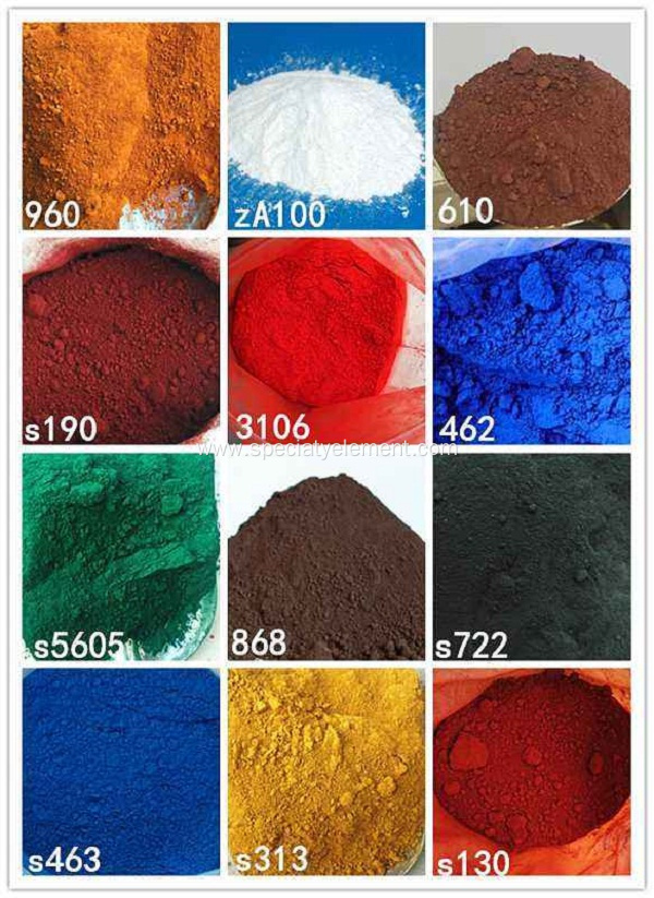 High Tightening Strength iron oxide powder