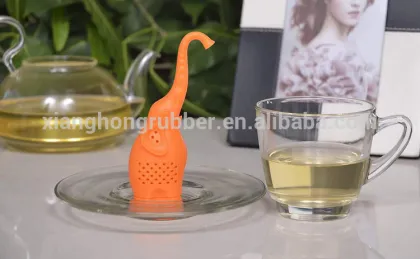 Silicone Thermostability Mr Tea Infuser Loose Tea Leaf Strainer Herbal Spice Filter Diffuser