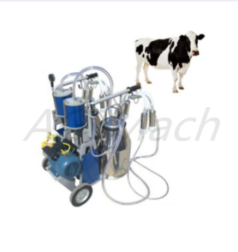 Double Bucket Cow and Goat Milking Machine with Vacuum Pump