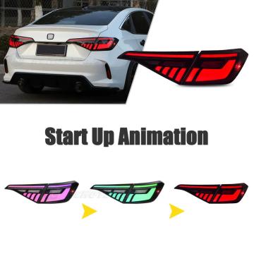 HCMOTIONZ RGB LED Tail Lights for Honda Civc 11th Gen 2022-2023