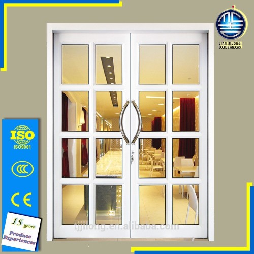 Specialized profile surface treatment anodizing double casement doors