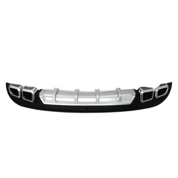 Black/Silver Rear Bumper Diffuser PP Plastic for CHEVROLET 17-18 CRUZE