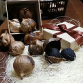 Organic single bulb Black Garlic with skin