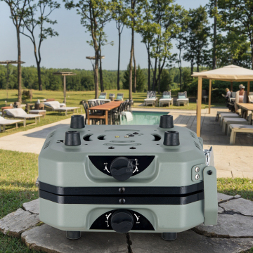 Portable Dual-Burner Infrared Propane Patio Heater
