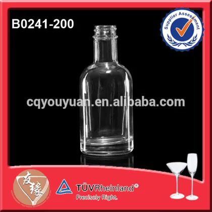 20CL Hot Pepper Sauce Bottles Round Tomato Sauce Bottle Glass