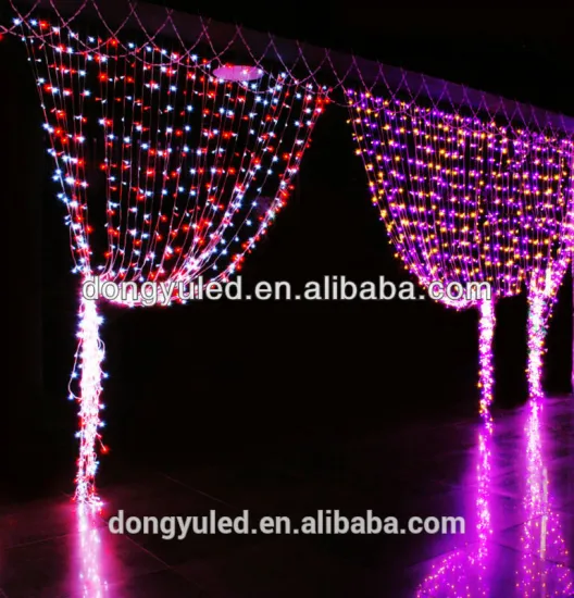 christmas outdoor curtain lights LED curtain
