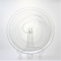 Wholesale White Cloudy Glass Plate Serving Dish Tableware