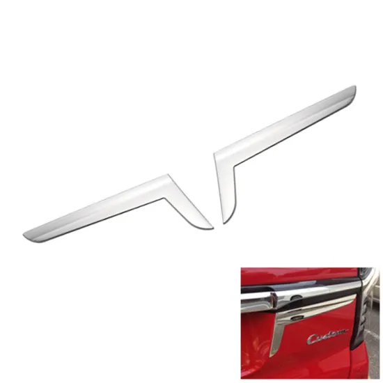 Chromed Rear License Plate Frame Trim for Honda Nbox Custom JF3/JF4 2017