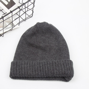 Knitted hat men's woollen handmade winter hat