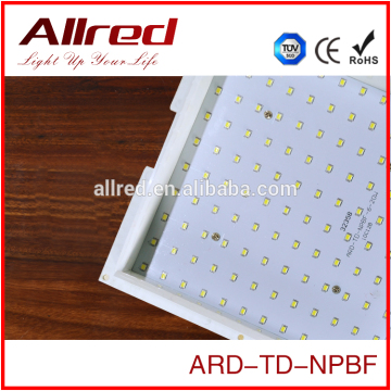 Square shape aluminum material ultra thin beam angle 120 degree 8'' 24W led indoor lamp
