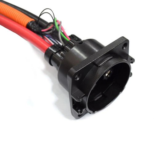 Car Side DC CHAdeMO Socket for 125A Electric Vehicle Charging Connector