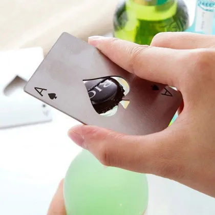 Hot Sale Popular Beer Bottle Opener Ace of Spades Beer Cap Opener